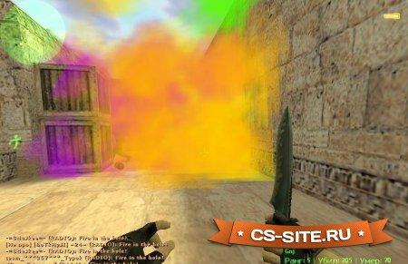 Плагин «Colored Smoke/Разноцветный дым» для CS 1.6