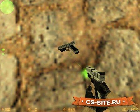 Модель Glock с лазером для CS 1.6