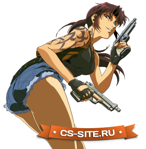 Логотип «Девушка аниме» для CS 1.6