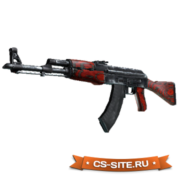 Модель AK-47 «Красный глянец» для CS 1.6