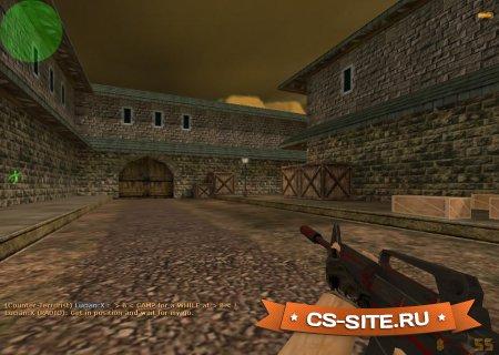 Модель M4A1 «Red Line — Красная линия» для CS 1.6