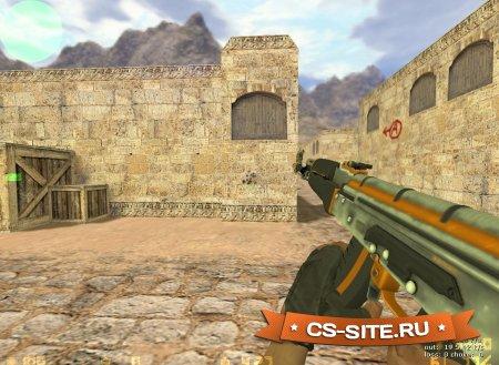 Модель AK-47 «Carbonite — Кокс» для CS 1.6