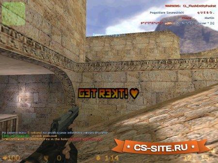 Логотип «Get Rekt» для CS 1.6