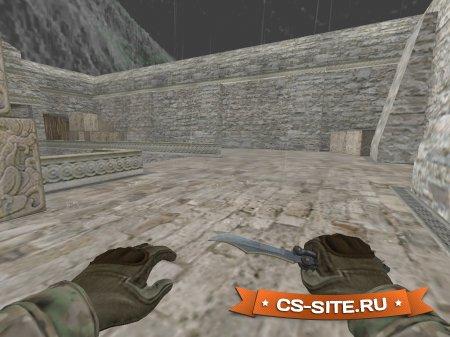 Модель ножа «Нож-бабочка | Combat Tone» для CS 1.6