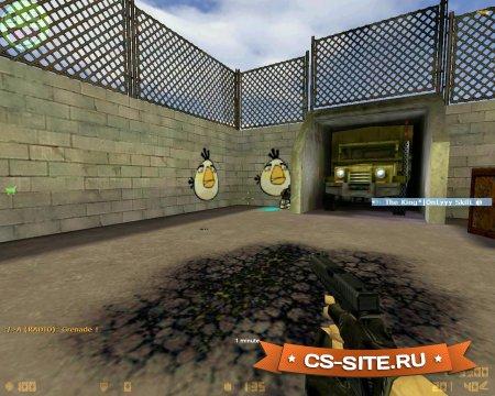 Логотип «Angry Birds (Белый)» для CS 1.6
