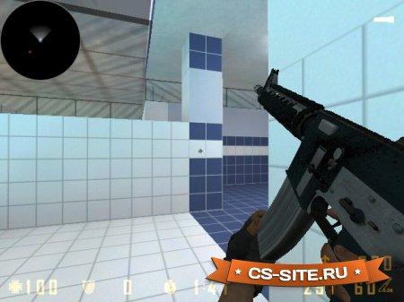 Модель M4A4 «Splatter — Брызги» для CS 1.6