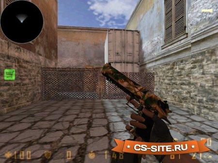 Модель Deagle «Gold Jungle — Золото джунглей» для CS 1.6