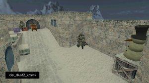 Карта De_Dust2_Xmas для CS 1.6