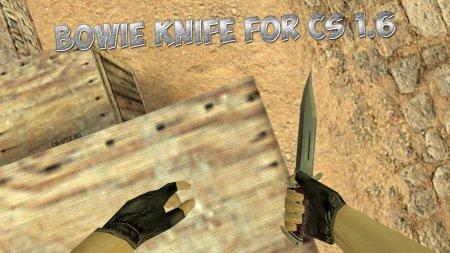 Модель ножа «Bowie из CS:GO» для CS 1.6