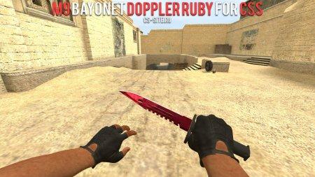 Модель M9 Bayonet «Doppler Ruby» для CSS