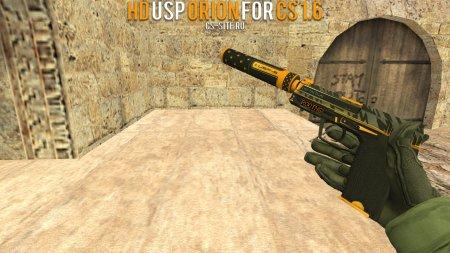 Модель USP «Orion» с анимацией осмотра для CS 1.6