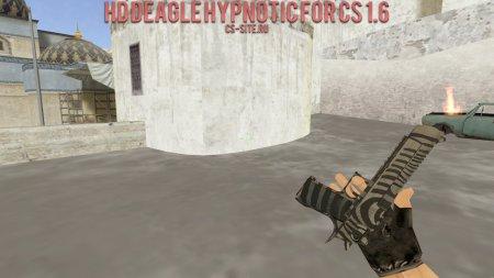 Модель HD Deagle «Hypnotic» с анимацией осмотра для CS 1.6
