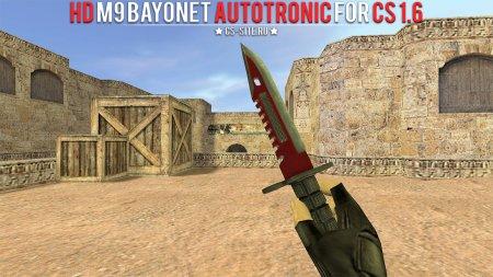 Модель ножа HD «M9 Bayonet | Autotronic» для CS 1.6