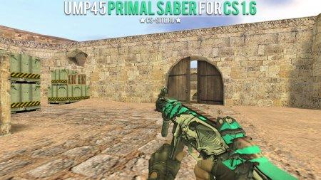 Модель UMP45 «Primal Saber» для CS 1.6