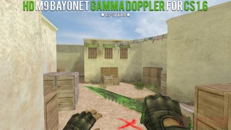 Модель ножа «M9 Bayonet | Gamma Doppler» для CS 1.6