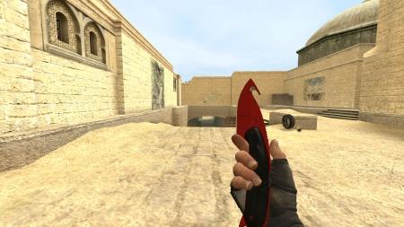 Модель ножа «Gut Knife | Crimson Web» для CSS