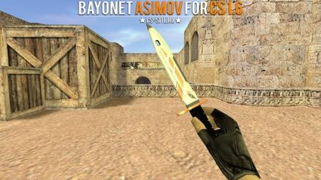 Модель ножа «Bayonet | Asimov» для CS 1.6