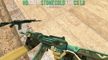 Модель HD Galil «Stone Cold» с анимацией осмотра для CS 1.6