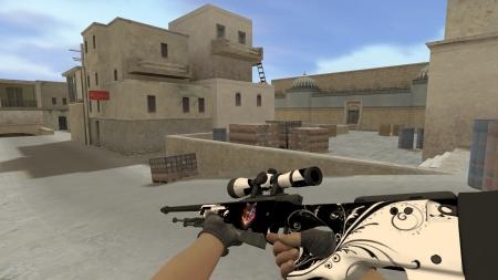 Модель HD AWP «Expert» с анимацией осмотра для CS 1.6