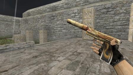 Модель HD USP «Destiny» с анимацией осмотра для CS 1.6
