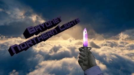 Модель ножа «Bayonet | Northern Lights» для CSS
