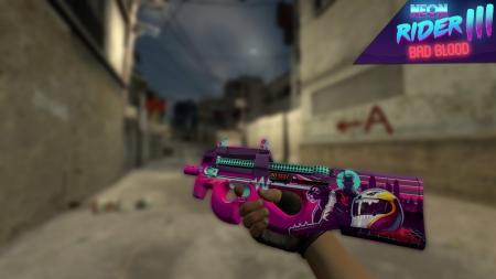 Модель P90 «Neon Rider ll» для CSS