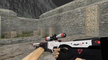 Модель HD AWP «Cyrex» с анимацией осмотра для CS 1.6