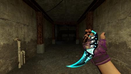 Модель ножа «Karambit | Dreamer Blue» для CSS
