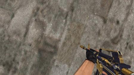 Стандартная модель M4A1 «Golden Coil» для CS 1.6