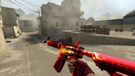 Модель M4A4 «Burn Out» для CSS