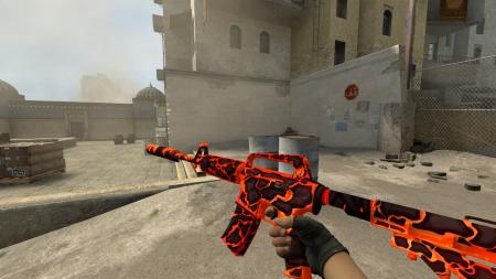 Модель M4A1-S «Magma Strike» для CSS