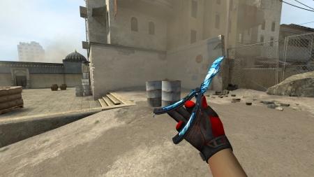 Модель ножа «Butterfly Knife | Water Stone» для CSS