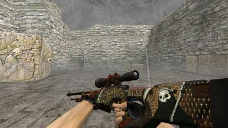 Модель HD AWP «Death» с анимацией осмотра для CS 1.6