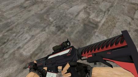 Модель HD SG 553 «Cyrex» с анимацией осмотра для CS 1.6