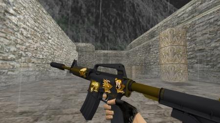 Модель HD M4A1-S «Knight: Souvenir New» для CS 1.6