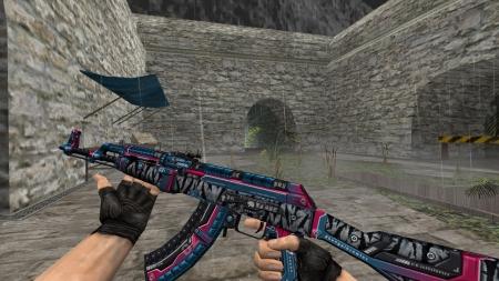 Модель HD AK-47 «Bengal Brawler» для CS 1.6