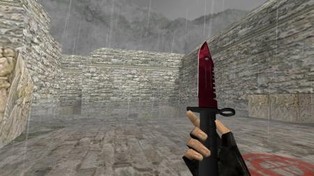 Модель ножа HD «M9 Bayonet | Gamma Doppler: Ruby» для CS 1.6