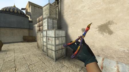 Модель ножа «Butterfly Knife | Marble Fade» для CSS