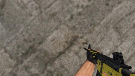 Стандартная модель M4A4 «Nuclear» для CS 1.6