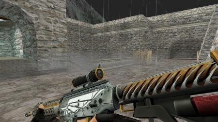 Модель HD SG 553 «Aerial» с анимацией осмотра для CS 1.6