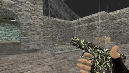 Модель HD Glock «Military Camo» для CS 1.6