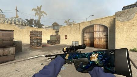 Модель AWP «Medusa» с наклейками для CSS