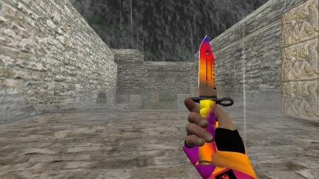 Модель ножа HD «M9 Bayonet | Fade» для CS 1.6