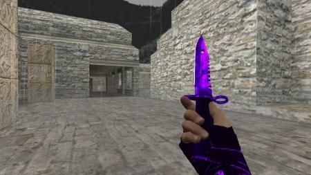 Модель ножа HD «M9 Bayonet | Doppler Sapphire» для CS 1.6