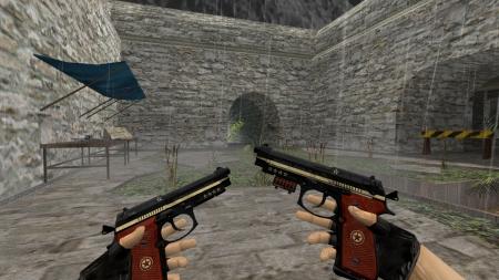 Модель HD Dual Berettas «Comrade: Military Black» для CS 1.6