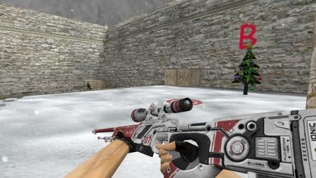Модель HD AWP «Federation» с анимацией осмотра для CS 1.6