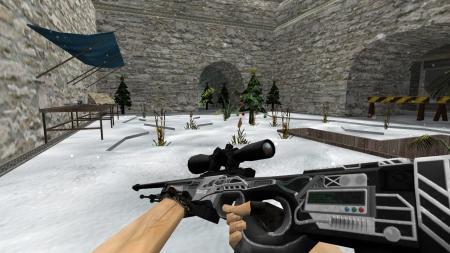 Модель HD AWP «Hidden Threat» с анимацией осмотра для CS 1.6