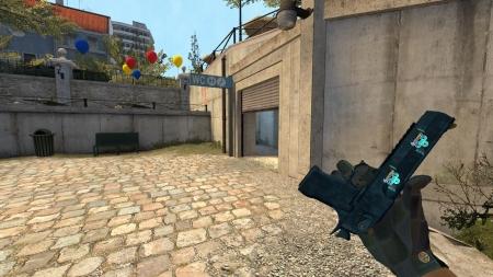 Модель Deagle «Cobalt Disruption» с наклейками для CSS