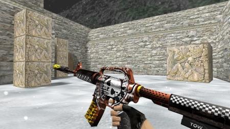 Модель HD M4A1-S «Demolition Derby» для CS 1.6
