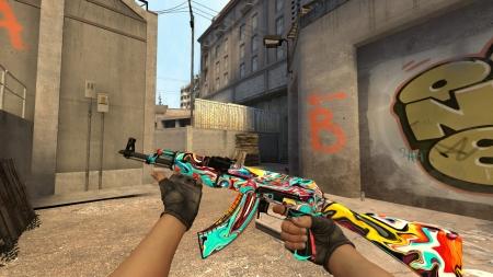 Модель AK-47 «Colorful Apocalypse» для CSS